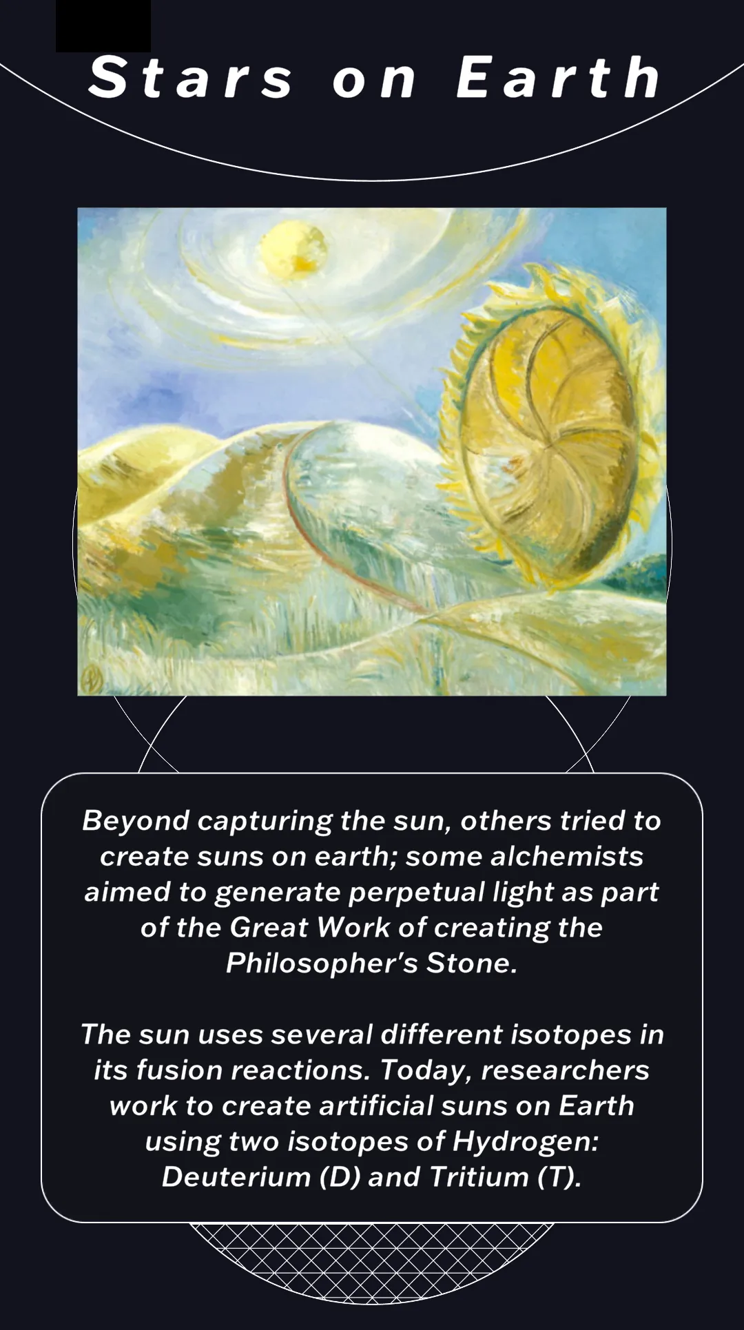 Artefact from the Sun portal in Chapter One